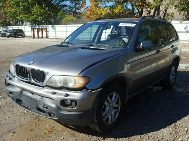 5UXFA13546LY41295 - 2006 BMW X5 3.0I GRAY photo 2