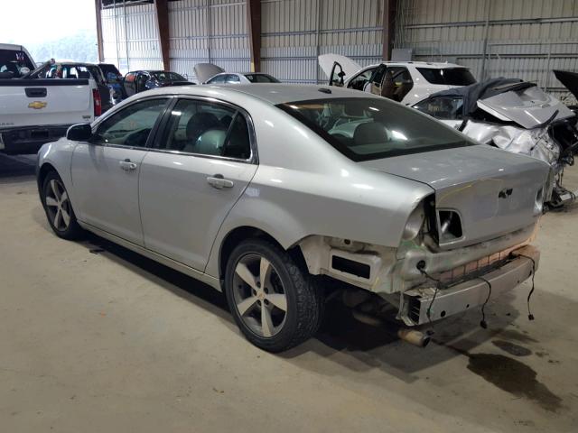 1G1ZC5EB2AF140421 - 2010 CHEVROLET MALIBU 1LT ვერცხლისფერი ფოტო 3