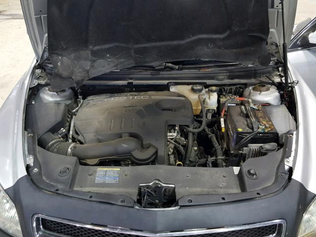 1G1ZC5EB2AF140421 - 2010 CHEVROLET MALIBU 1LT ვერცხლისფერი ფოტო 7