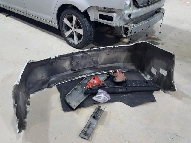 1G1ZC5EB2AF140421 - 2010 CHEVROLET MALIBU 1LT ვერცხლისფერი ფოტო 9