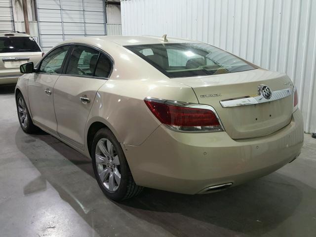 1G4GE5EV1AF229900 - 2010 BUICK LACROSSE C GOLD photo 3