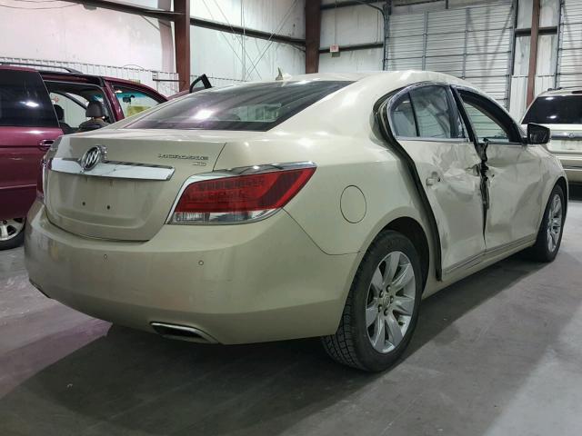 1G4GE5EV1AF229900 - 2010 BUICK LACROSSE C GOLD photo 4