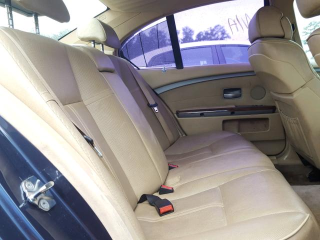 WBAGL63494DP69681 - 2004 BMW 745 I BLUE photo 6