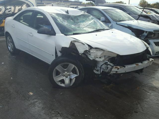 1G2ZG57B494125407 - 2009 PONTIAC G6 WHITE photo 1