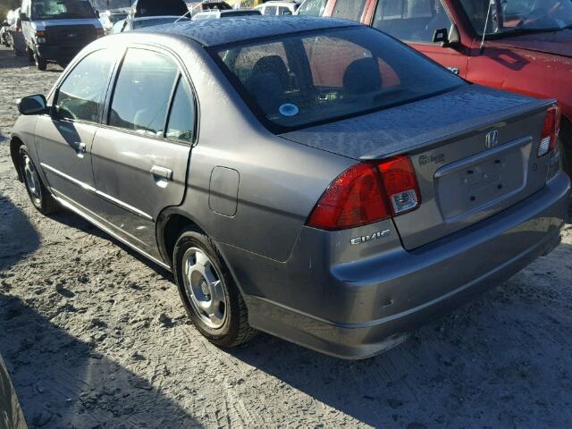 JHMES96694S016268 - 2004 HONDA CIVIC HYBR TAN photo 3