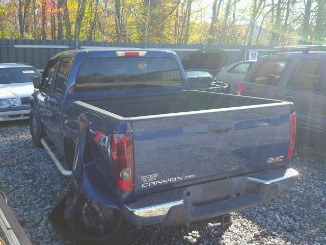 1GTDT136458130127 - 2005 GMC CANYON BLUE photo 3