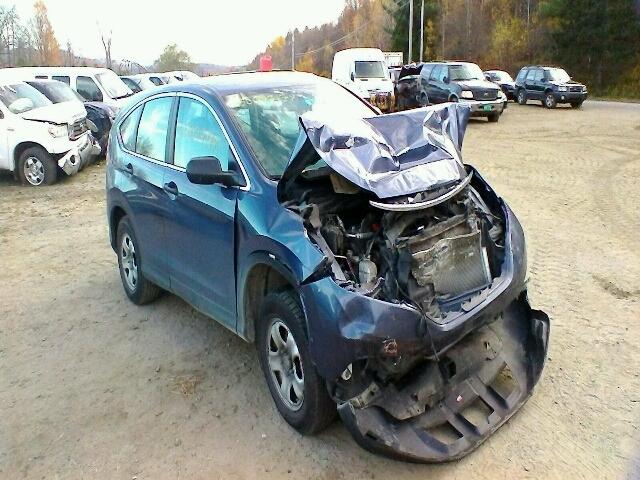 2HKRM4H37DH693367 - 2013 HONDA CR-V LX BLUE photo 1