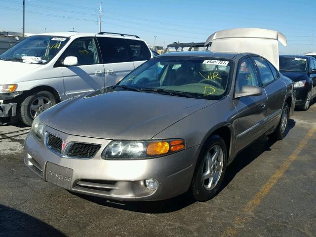 1G2HX52K734109227 - 2003 PONTIAC BONNEVILLE TAN photo 2