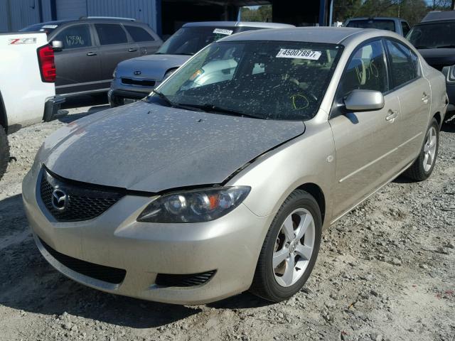 JM1BK12F451262597 - 2005 MAZDA 3 GOLD photo 2