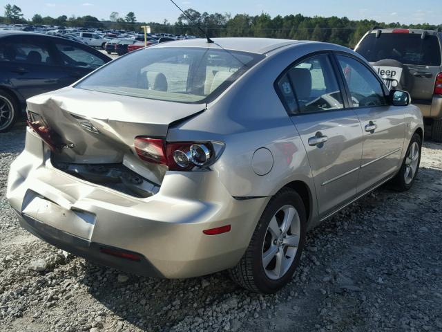 JM1BK12F451262597 - 2005 MAZDA 3 GOLD photo 4