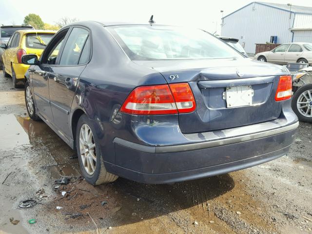 YS3FD49YX41033742 - 2004 SAAB 9-3 ARC BLUE photo 3