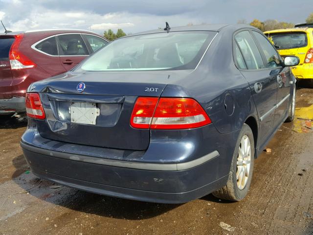 YS3FD49YX41033742 - 2004 SAAB 9-3 ARC BLUE photo 4