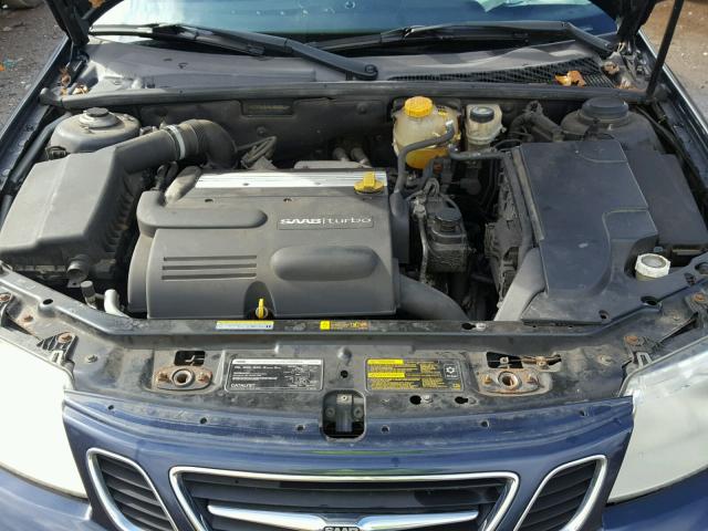 YS3FD49YX41033742 - 2004 SAAB 9-3 ARC BLUE photo 7