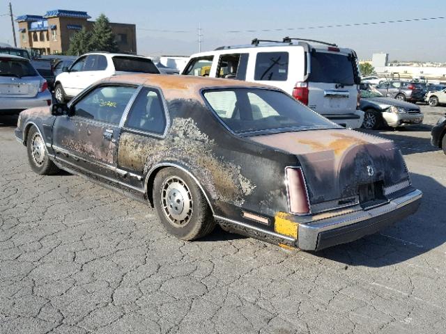 1LNBP98M1GY615048 - 1986 LINCOLN MARK VII BURN photo 3