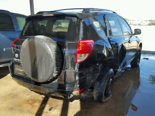 JTMZD33V666003043 - 2006 TOYOTA RAV4 BLACK photo 4