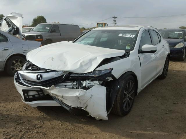 19UUB2F51HA007427 - 2017 ACURA TLX TECH WHITE photo 2