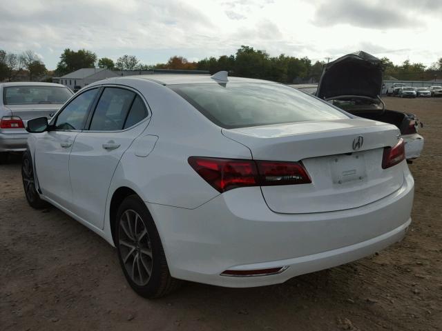 19UUB2F51HA007427 - 2017 ACURA TLX TECH WHITE photo 3