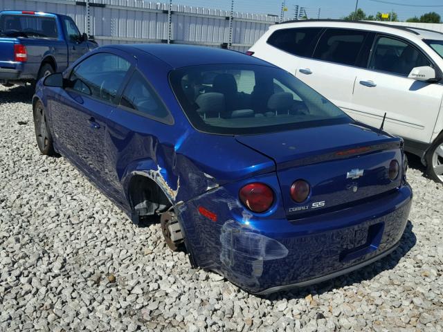 1G1AM15B767875478 - 2006 CHEVROLET COBALT SS BLUE photo 3