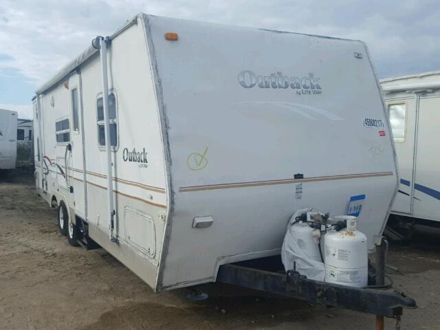 4YDT2802835904044 - 2003 KEYSTONE OUTBACK WHITE photo 1