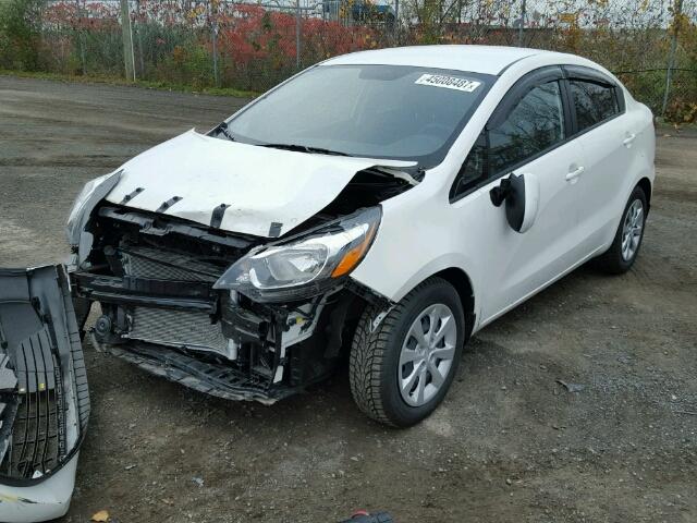 KNADM4A34H6065381 - 2017 KIA RIO LX Սպիտակ լուսանկար 2