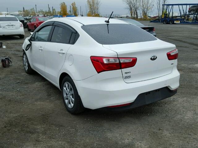 KNADM4A34H6065381 - 2017 KIA RIO LX Սպիտակ լուսանկար 3