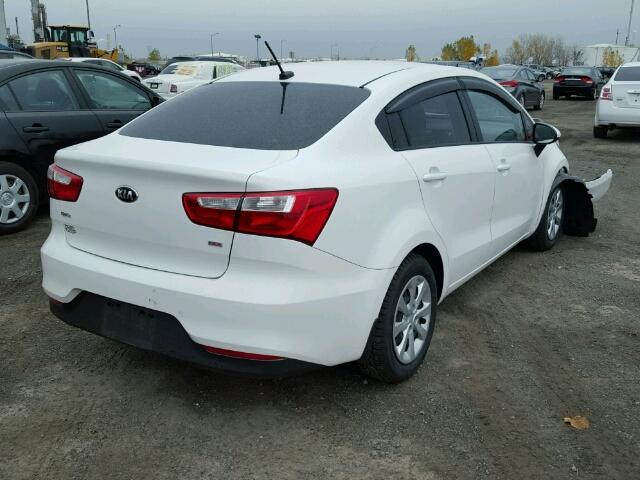 KNADM4A34H6065381 - 2017 KIA RIO LX Սպիտակ լուսանկար 4