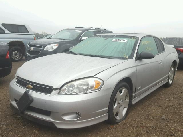 2G1WL16C769354341 - 2006 CHEVROLET MONTE CARL SILVER photo 2