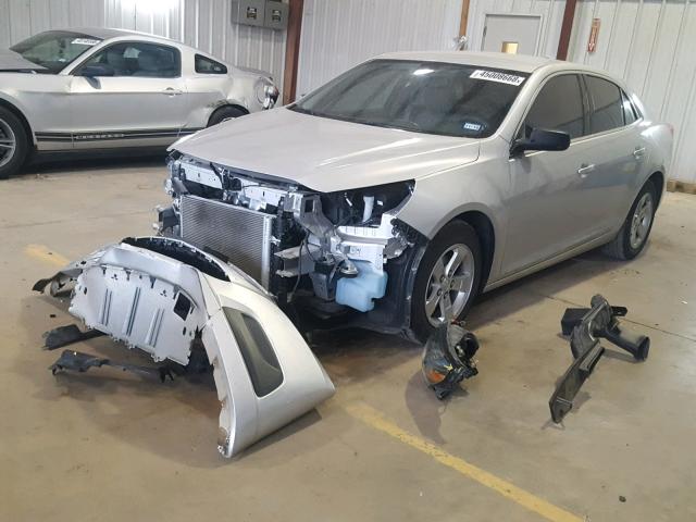 1G11B5SL4FF109823 - 2015 CHEVROLET MALIBU LS ვერცხლისფერი ფოტო 2