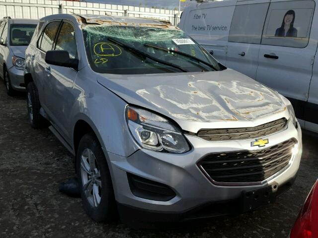 2GNALBEK0H1546709 - 2017 CHEVROLET EQUINOX LS SILVER photo 1