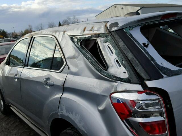 2GNALBEK0H1546709 - 2017 CHEVROLET EQUINOX LS SILVER photo 9