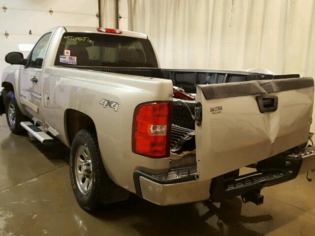 1GCEK14C17Z578334 - 2007 CHEVROLET SILVERADO SILVER photo 3