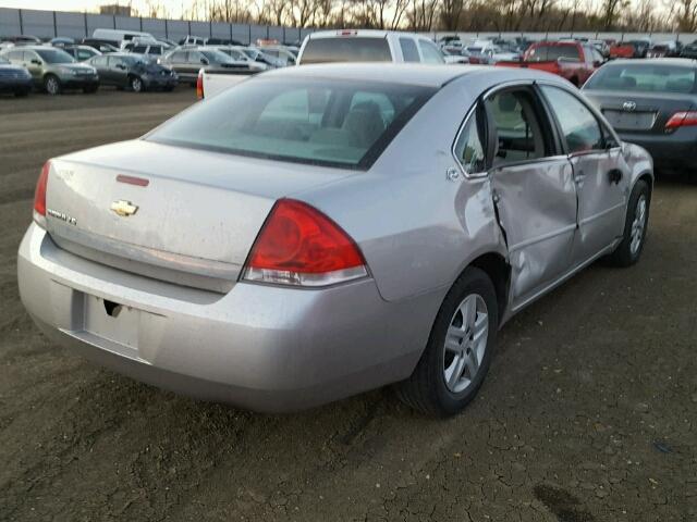 2G1WB58NX89269652 - 2008 CHEVROLET IMPALA SILVER photo 4