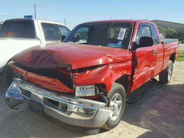 3B7HC13Y61M572500 - 2001 DODGE RAM 1500 RED photo 2