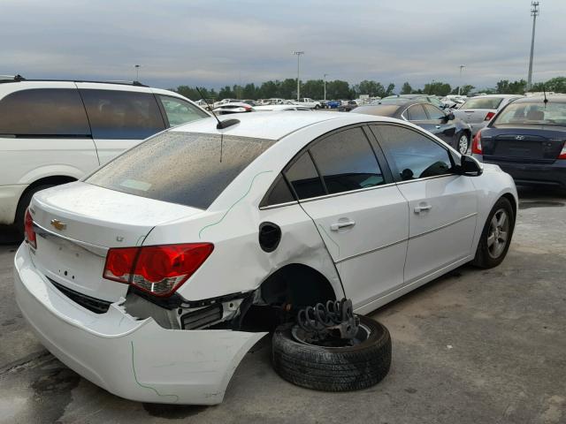 1G1PC5SB8F7250287 - 2015 CHEVROLET CRUZE LT WHITE photo 4