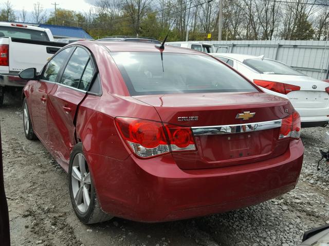 1G1PE5SB2E7313831 - 2014 CHEVROLET CRUZE LT RED photo 3