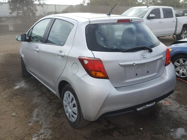 VNKKTUD36HA081336 - 2017 TOYOTA YARIS L SILVER photo 3