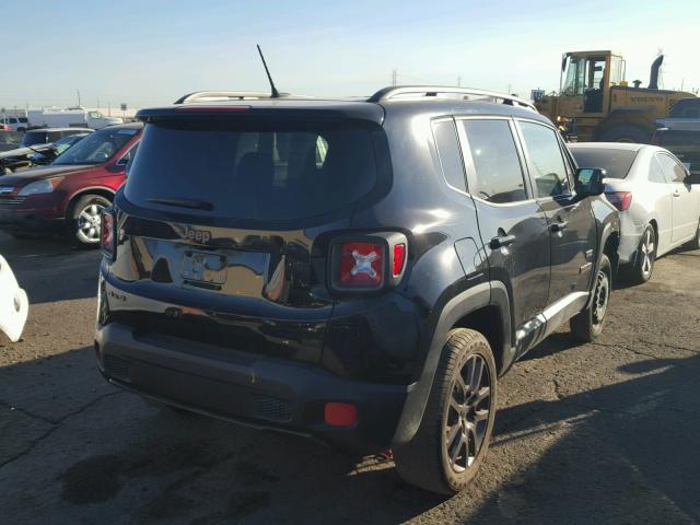 ZACCJBBT8GPE04228 - 2016 JEEP RENEGADE BLACK photo 4