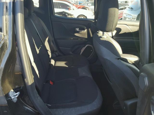 ZACCJBBT8GPE04228 - 2016 JEEP RENEGADE BLACK photo 6