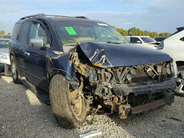 5N1BA08D18N609024 - 2008 NISSAN ARMADA SE BLUE photo 1