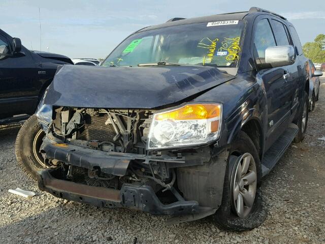 5N1BA08D18N609024 - 2008 NISSAN ARMADA SE BLUE photo 2