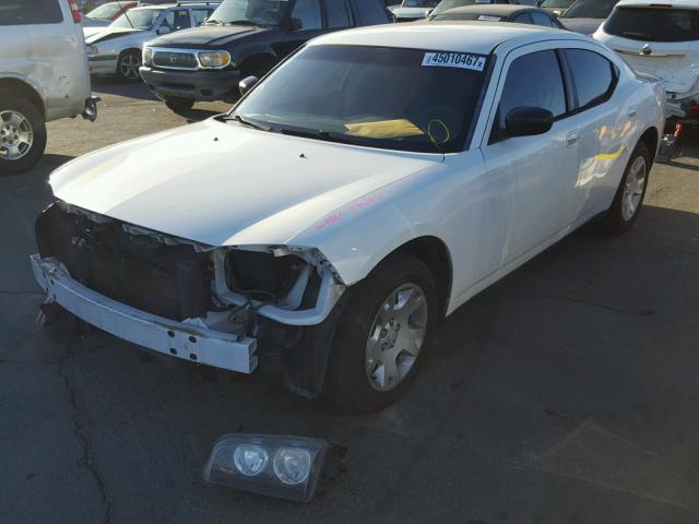 2B3KA43RX7H876198 - 2007 DODGE CHARGER SE WHITE photo 2