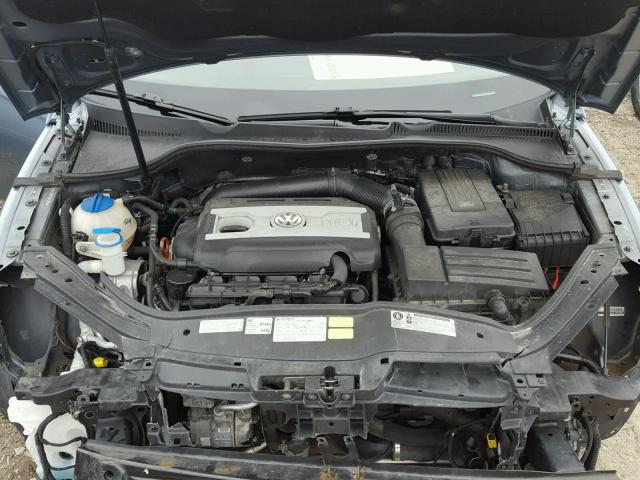 WVWBW7AH3CV004703 - 2012 VOLKSWAGEN EOS KOMFOR ლურჯი ფოტო 7