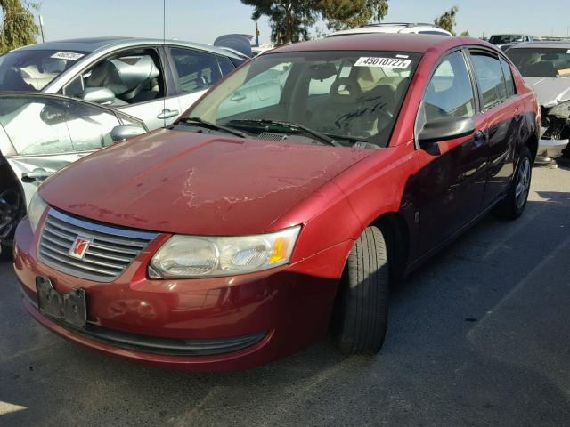 1G8AJ55F26Z126810 - 2006 SATURN ION LEVEL RED photo 2