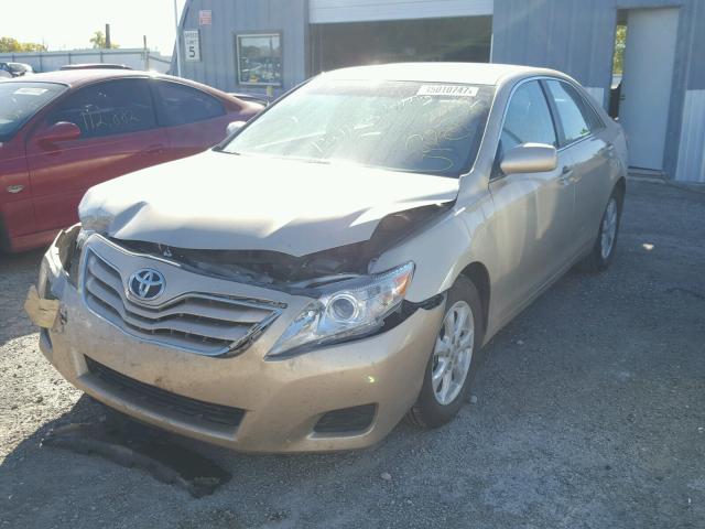 4T1BF3EK7BU204546 - 2011 TOYOTA CAMRY BASE GOLD photo 2