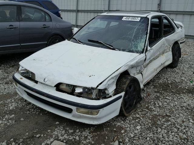 JH4DA9468NS008987 - 1992 ACURA INTEGRA GS WHITE photo 2