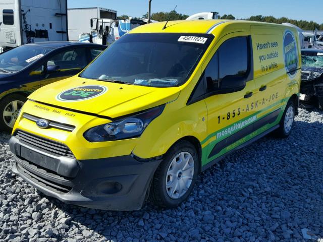 NM0LS7E77F1193317 - 2015 FORD TRANSIT CO YELLOW photo 2