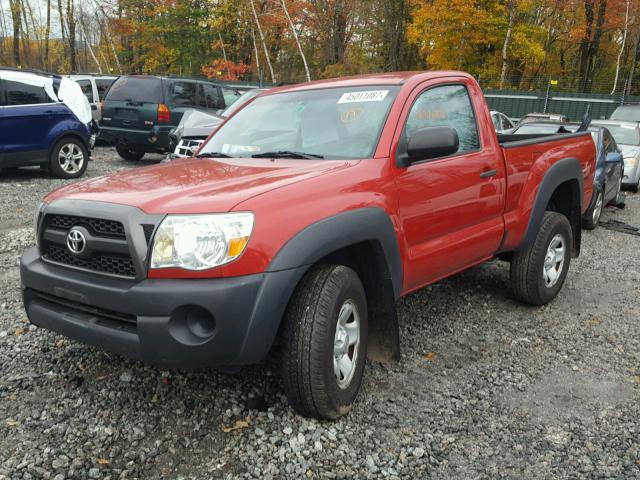 5TFPX4EN9BX006380 - 2011 TOYOTA TACOMA RED photo 2