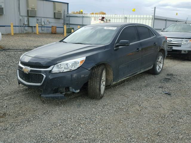 1G11C5SL5FF114994 - 2015 CHEVROLET MALIBU BLACK photo 2