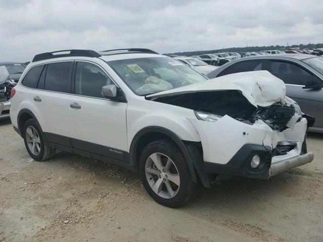 4S4BRDPCXE2298926 - 2014 SUBARU OUTBACK 3. WHITE photo 1