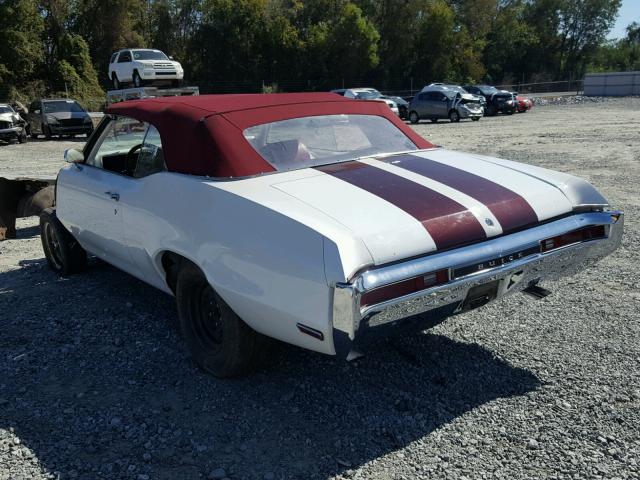 444670H334832 - 1970 BUICK SKYL CONVE WHITE photo 3